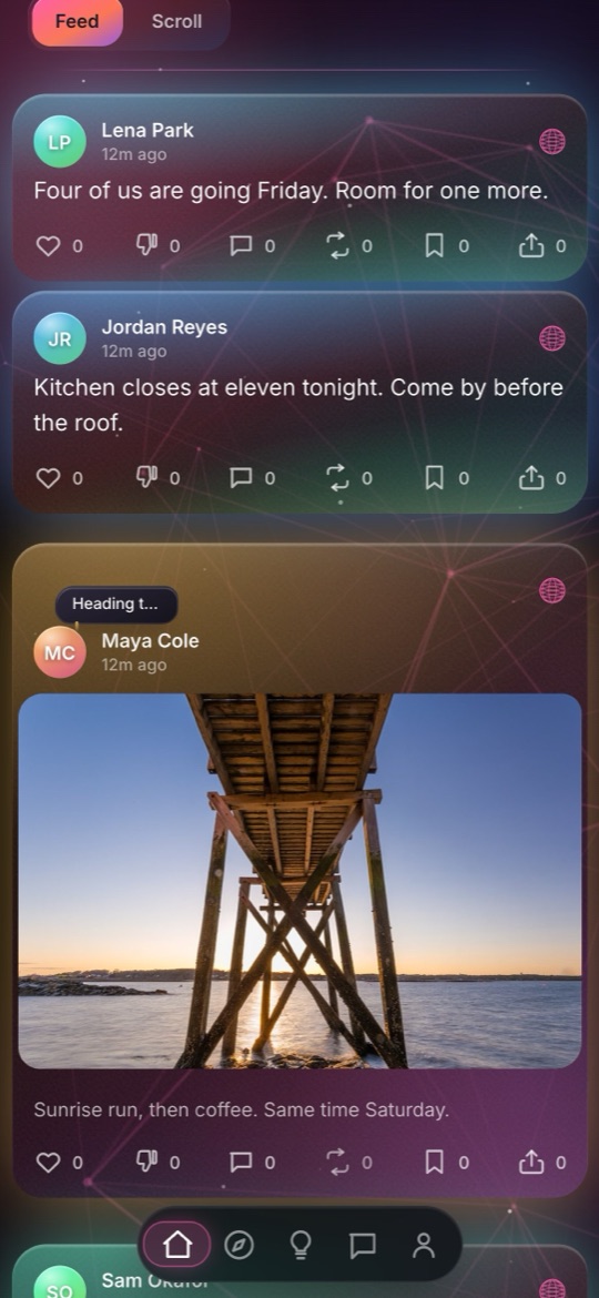 Home in the Oneway App